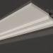 3d model Plaster ceiling cornice smooth KG 002 3 (30x165) - preview