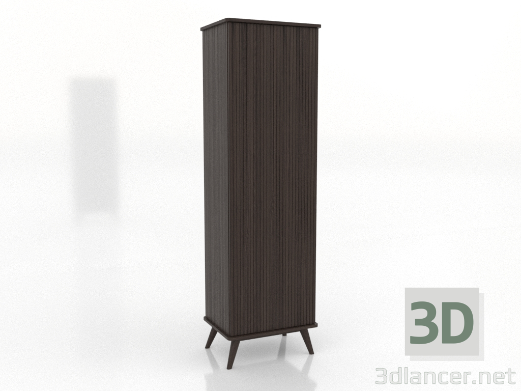 3d model Cabinet 3 600x450x2000 mm (ash walnut) - preview 3d model Cabinet 3 600x450x2000 mm (ash walnut) - preview