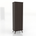 3d model Cabinet 3 600x450x2000 mm (ash walnut) - preview