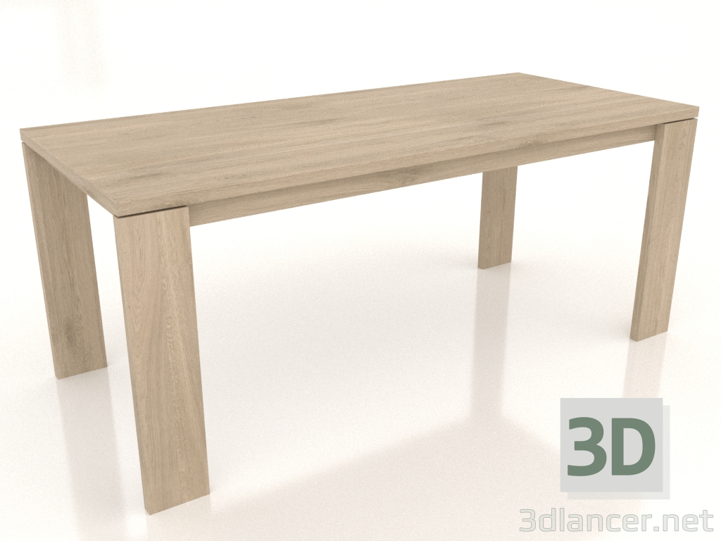 3d model Dining table BLANK 1800x800x750 mm (lightened oak) - preview
