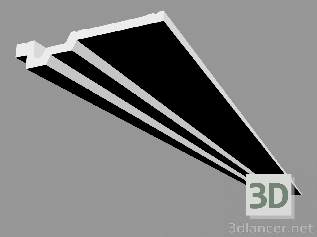 3d model Cornice C353 (200 x 3 x 16.5 cm) - preview