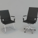 3d model Armchair and chair for office - preview