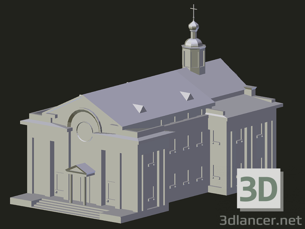 3d модель Рязань. Ильинская церковь – превью