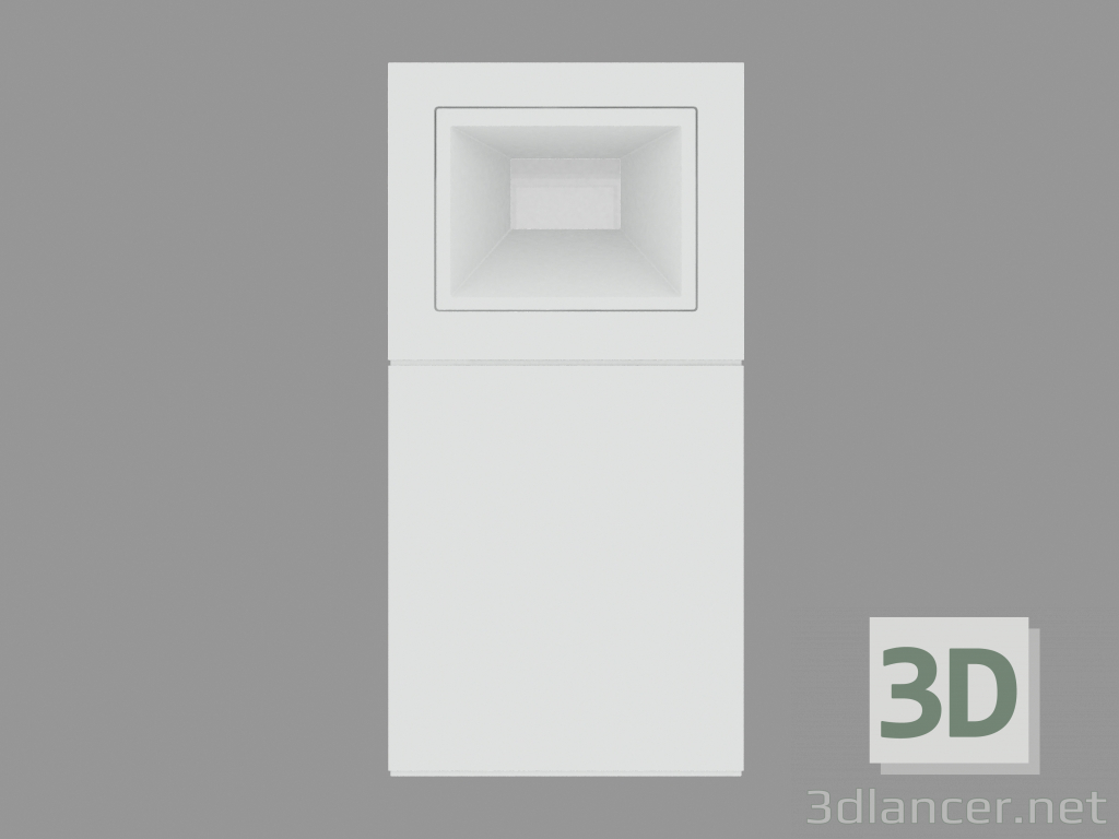 3d модель Светильник-столбик CUBIKS 4 WINDOWS 35 cm (S5334W) – превью