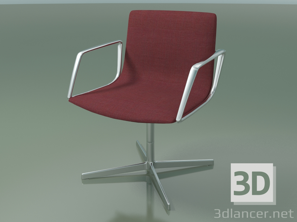 3d model Silla de conferencia 4901BI (4 patas, con reposabrazos) - vista previa