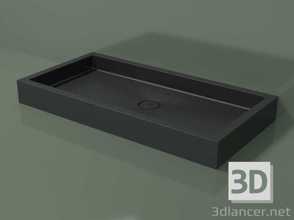 3d model Plato de ducha Alto (30UA0112, Deep Nocturne C38, 140x70 cm) - vista previa