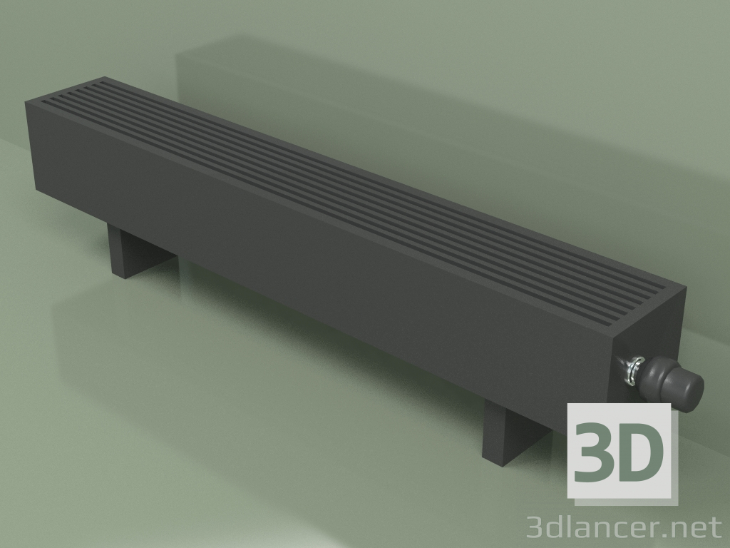 Modelo 3d Convector - Aura Basic (140x1000x146, RAL 9005) - preview