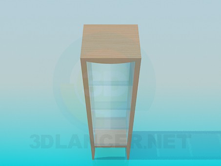 Modelo 3d Moldura quadrada-vitrine - preview