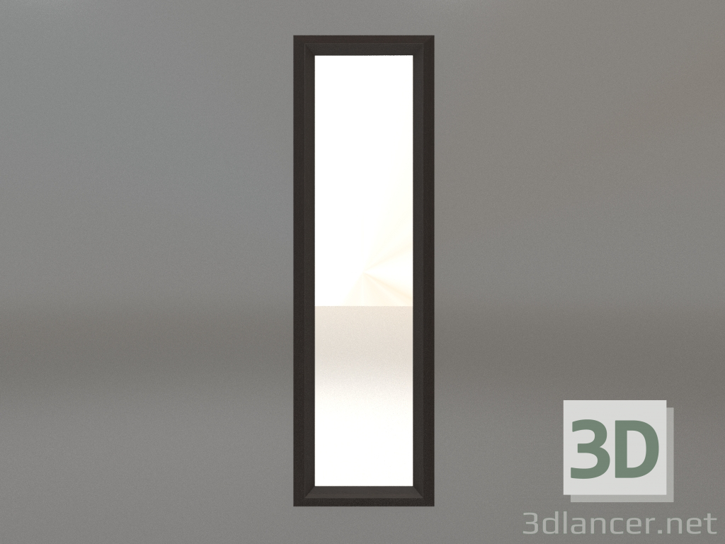 modèle 3D Miroir ZL 06 (450x1500, bois brun foncé) - preview