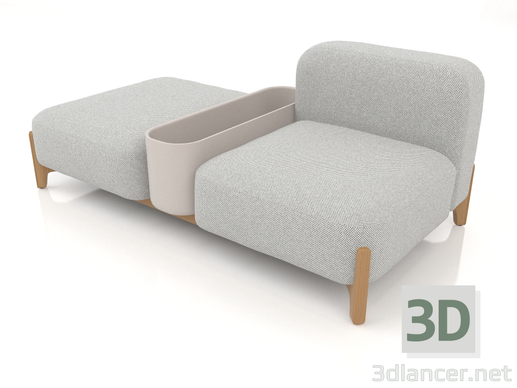 3d model Sofá modular (composición 03) - vista previa