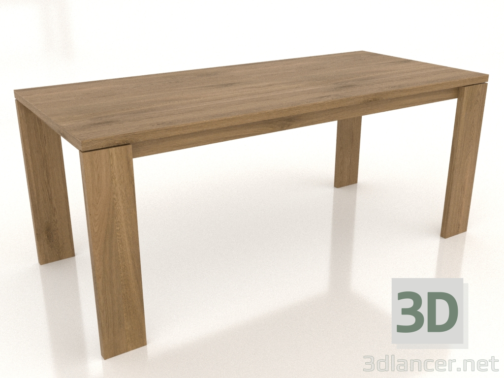 3d model Dining table BLANK 1800x800x750 mm (natural oak) - preview