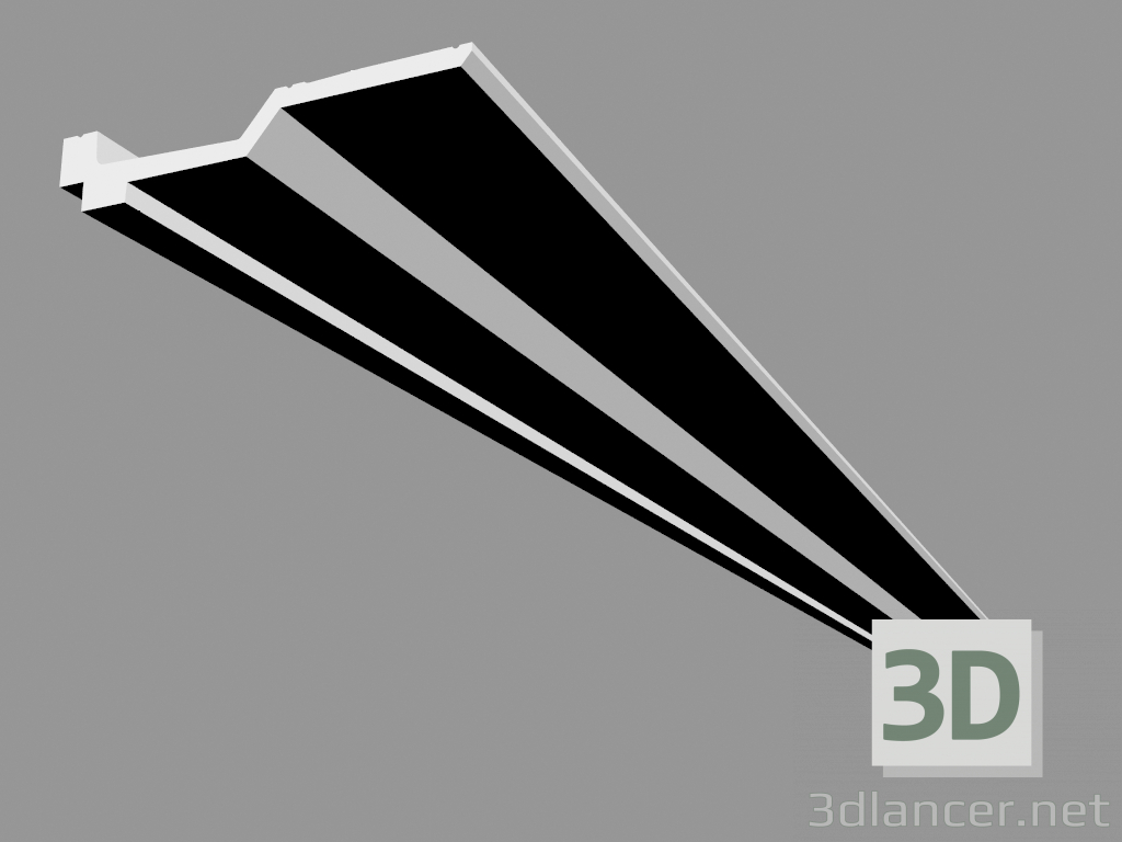 Modelo 3d Cornija C354 (200 x 4 x 21,5 cm) - preview