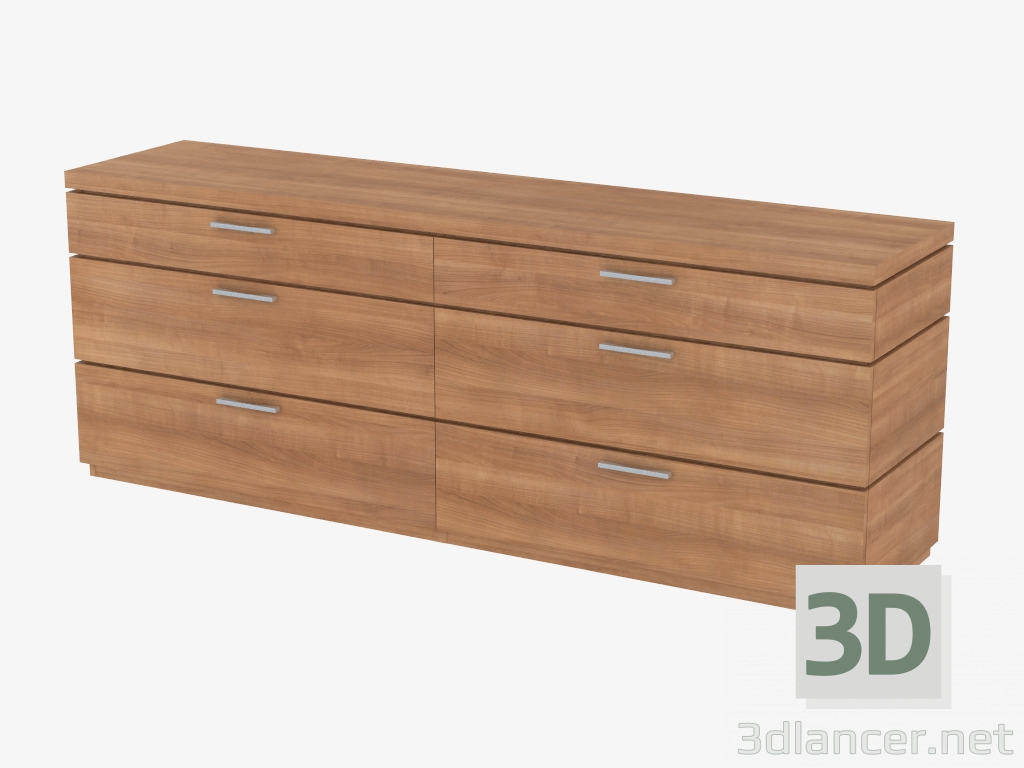 modèle 3D Commode de style moderne - preview