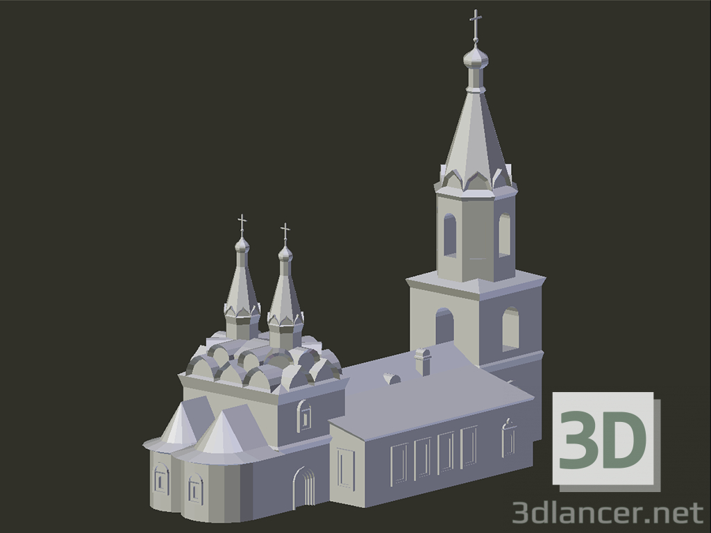 Modelo 3d Ryazan. Igreja do Espírito Santo - preview