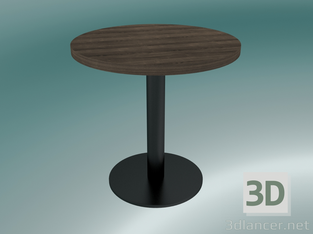 3D modeli Sehpa Nærvær (NA11, Ø42cm, H 42cm, Füme yağlı meşe) - önizleme