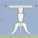 modello 3D di Tavola rotonda comprare - rendering