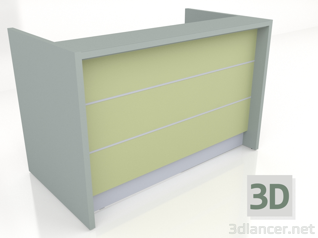 3D Modell Rezeption Valde LAV76L (1666x917) - Vorschau