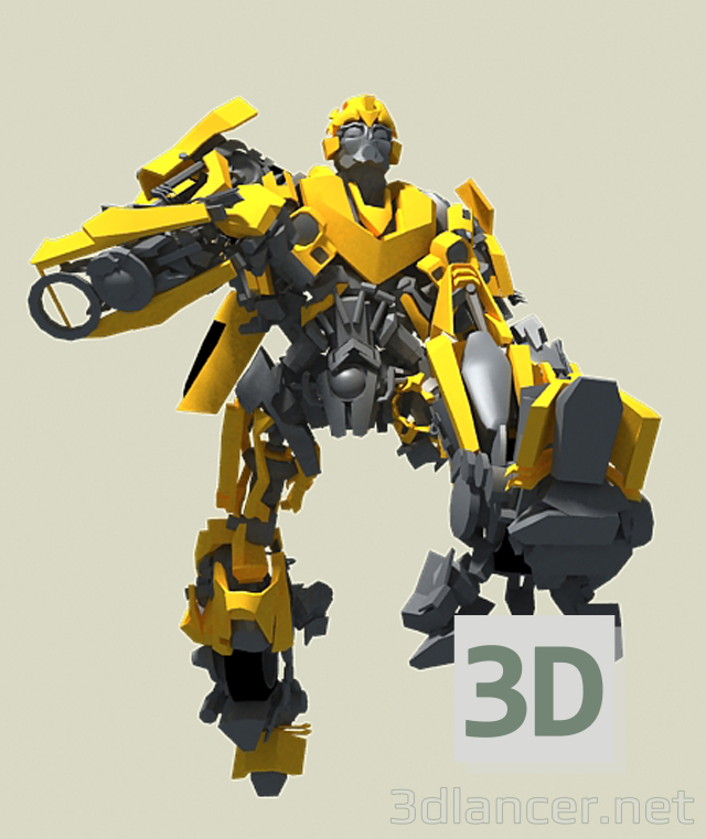 Modelo 3d ROBÔ - preview