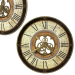 Reloj de pared Howard Miller 625-542 Brass Works 3D modelo Compro - render