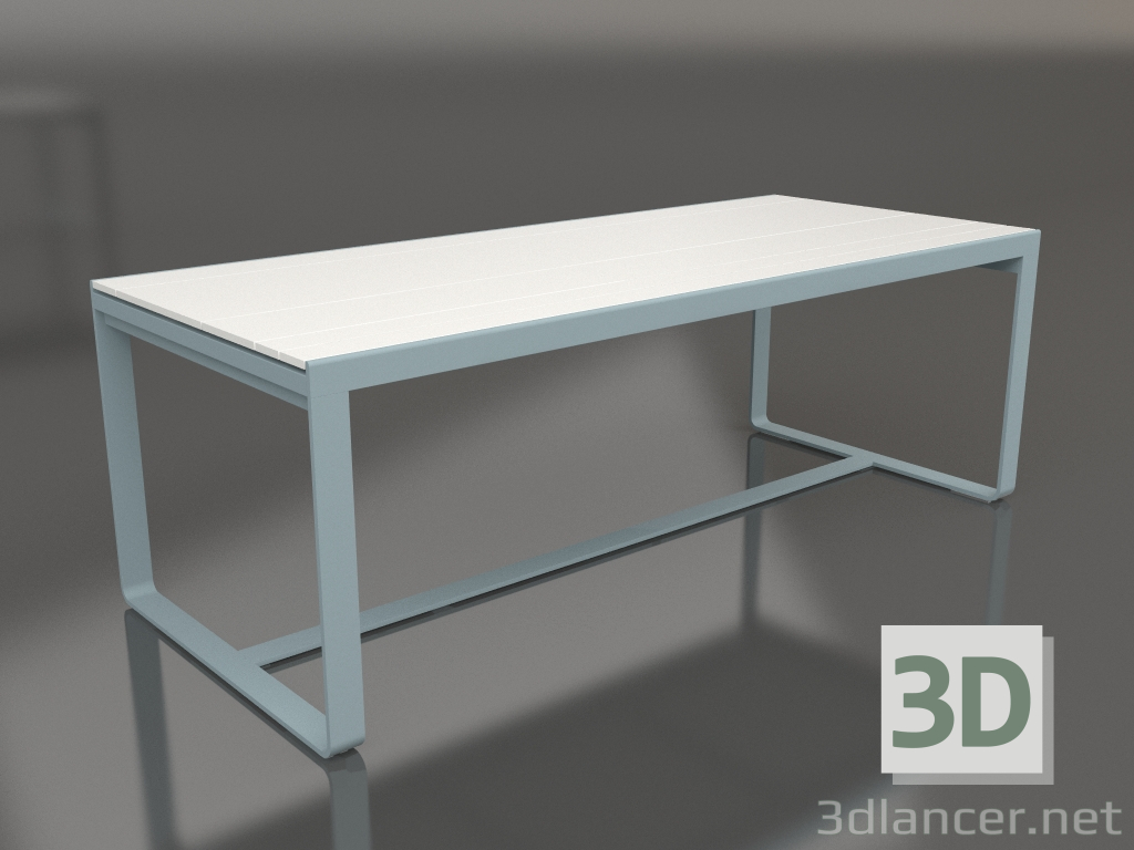 modèle 3D Table à manger 210 (DEKTON Zenith, Bleu gris) - preview