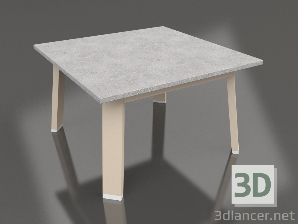 3d модель Квадратний бічний стіл (Sand, DEKTON) – превью