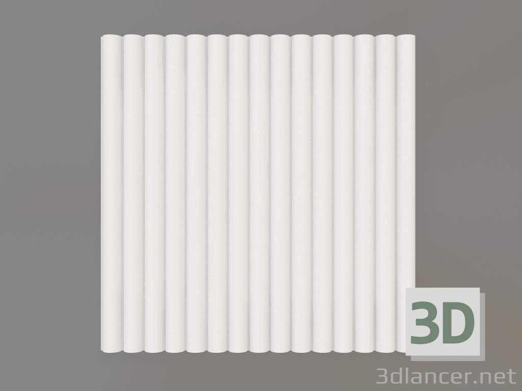 Modelo 3d Painel 3D de gesso Marselha - preview