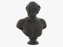 Antinous Bronz büst büstü