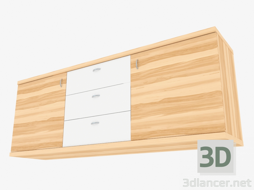 modèle 3D Moteur hors-bord à trois sections (150-30-1) - preview