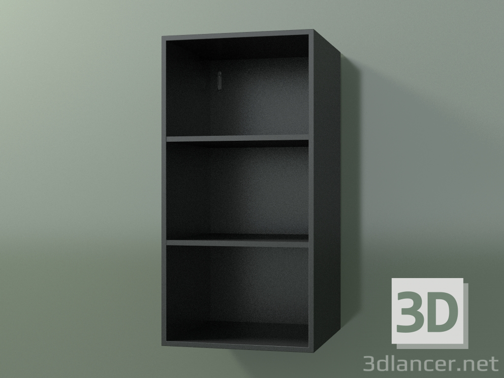 modello 3D Mobile alto Wall (8DUBBD01, Deep Nocturne C38, L 36, P 36, H 72 cm) - anteprima