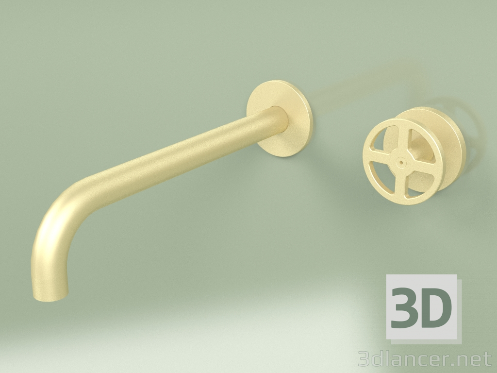 3d model Mezclador hidro-progresivo de pared con caño (20 11, OC) - vista previa