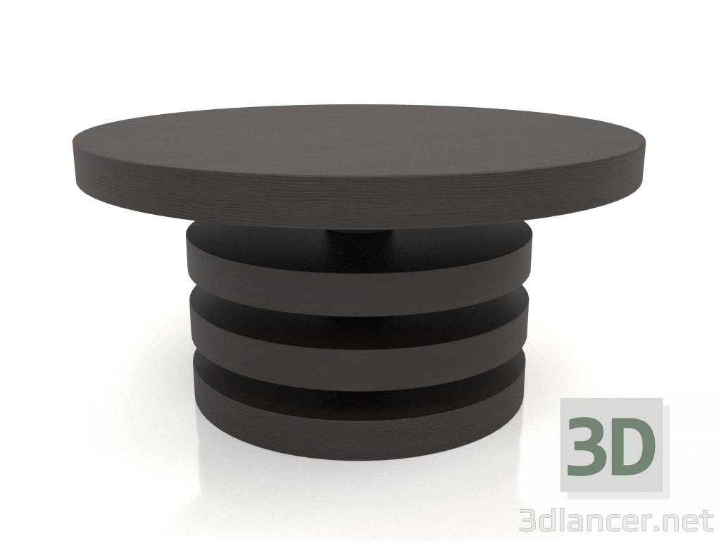 Modelo 3d Mesa de centro JT 04 (D=700x350, madeira castanho escuro) - preview