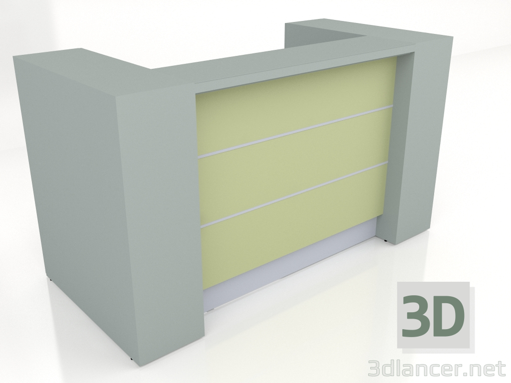 3d model Reception desk Valde LAV01L (1926x937) - preview