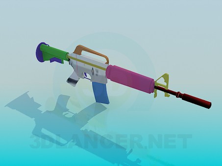 Modelo 3d Rifle - preview