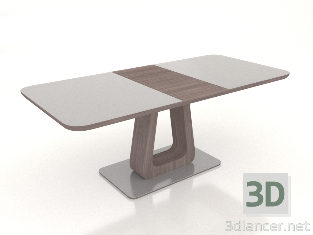 3d model Mesa plegable Rosanna 160-200 (gris) - vista previa