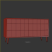 3d Chest of drawers Hank model buy - render