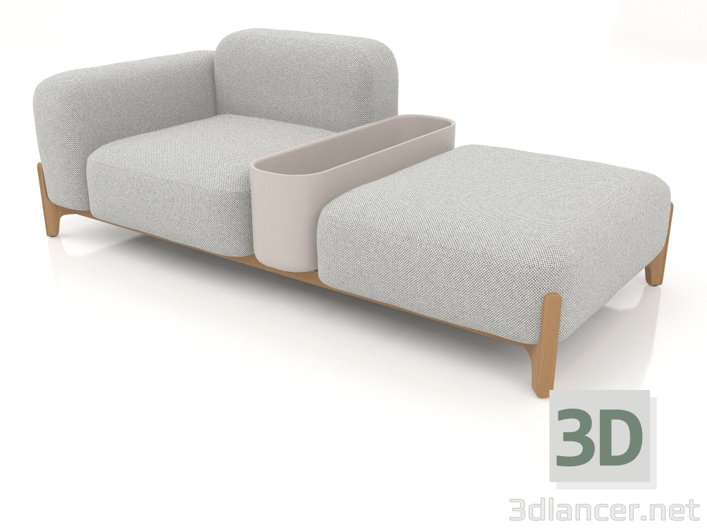 modello 3D Divano componibile (composizione 05) - anteprima