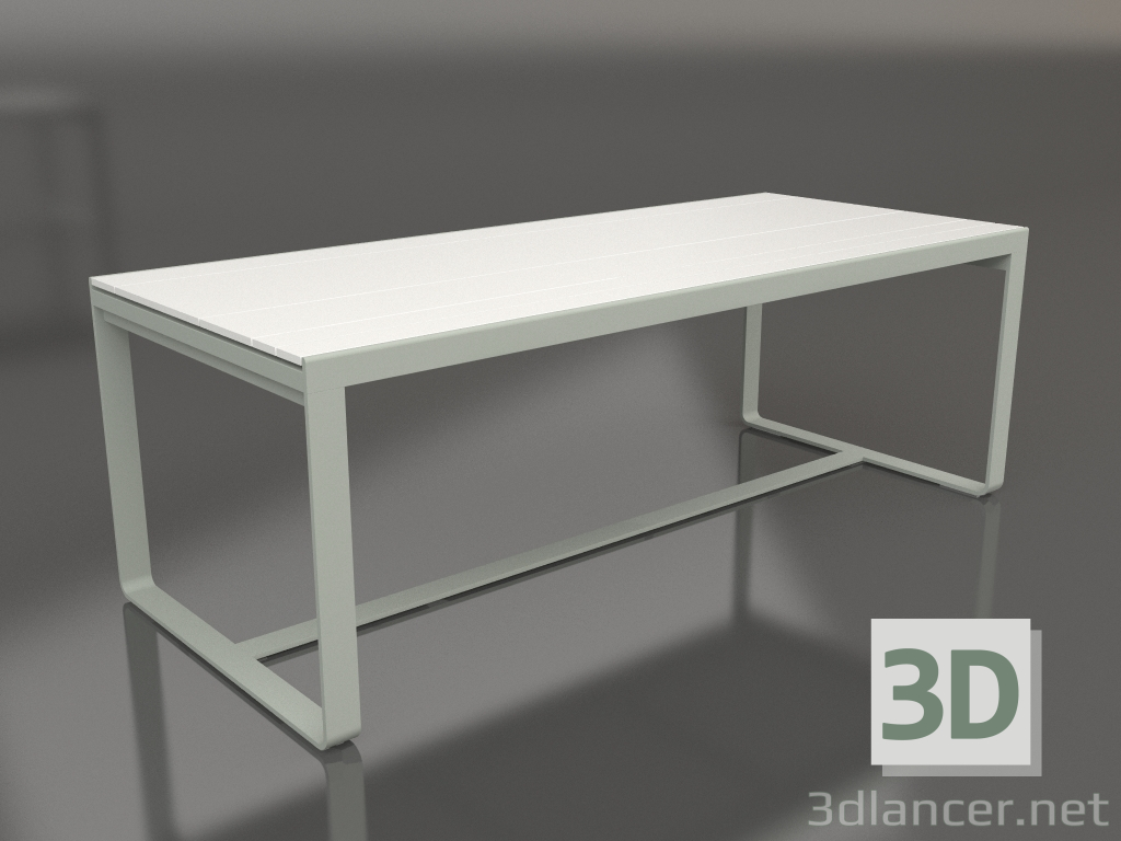 modèle 3D Table à manger 210 (DEKTON Zenith, Gris ciment) - preview