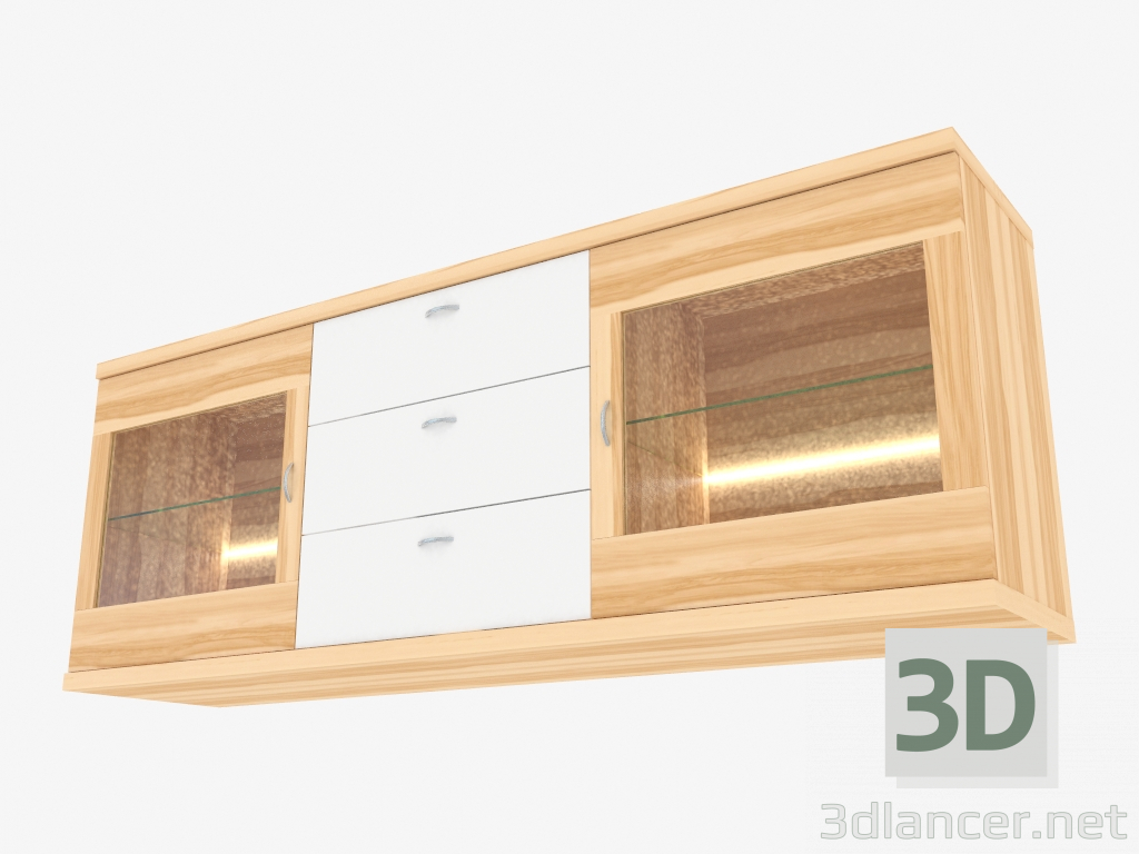 modèle 3D Moteur hors-bord à trois sections (150-30-2) - preview