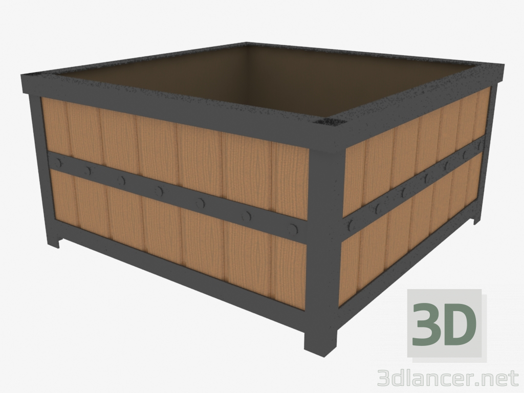 3D Modell Blumentopf (11002) - Vorschau