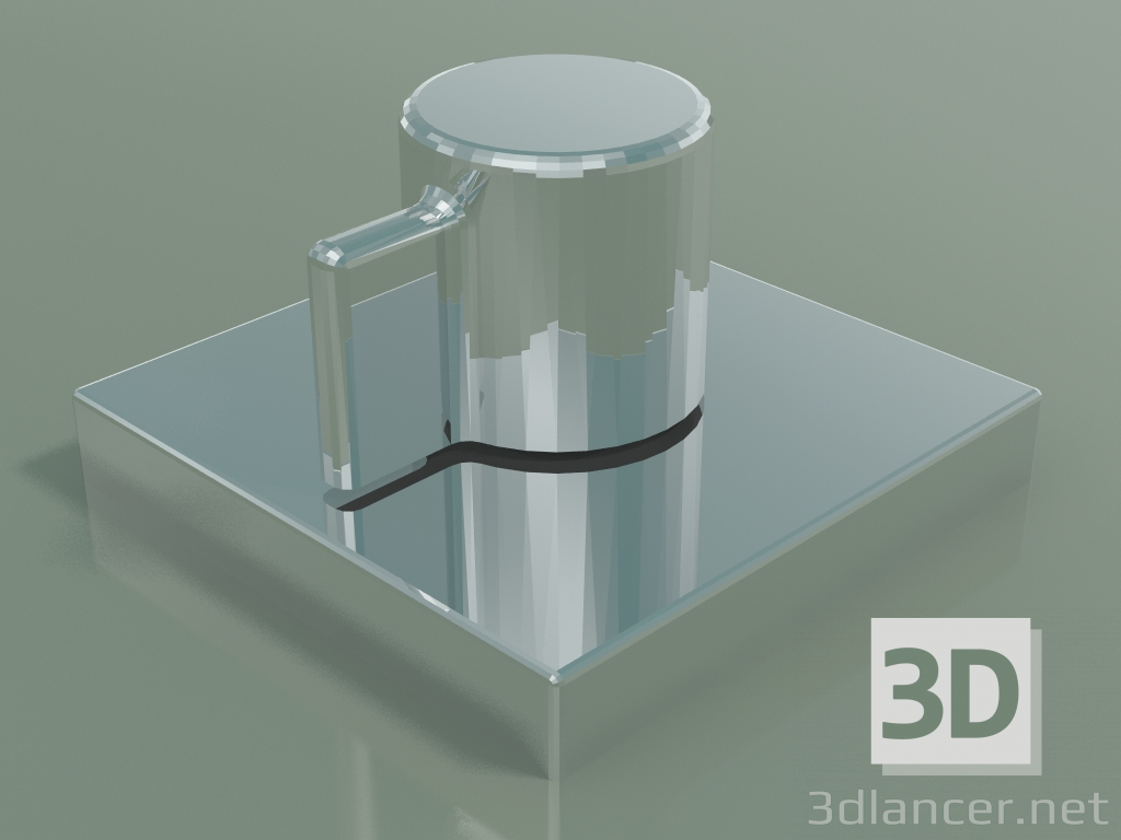 Modelo 3d Botão de controle de água quente (20 000 985-00) - preview