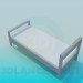 3d model Single bed - preview