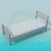 Modelo 3d Cama de solteiro - preview