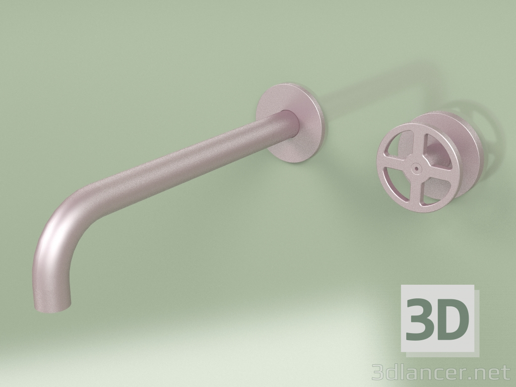 3d model Mezclador hidro-progresivo de pared con caño (20 11, OR) - vista previa