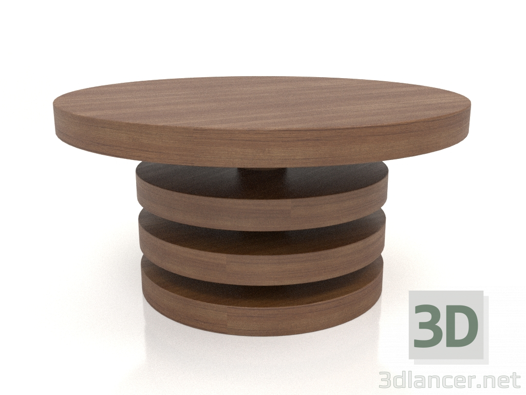 Modelo 3d Mesa de centro JT 04 (D=700x350, madeira castanha clara) - preview