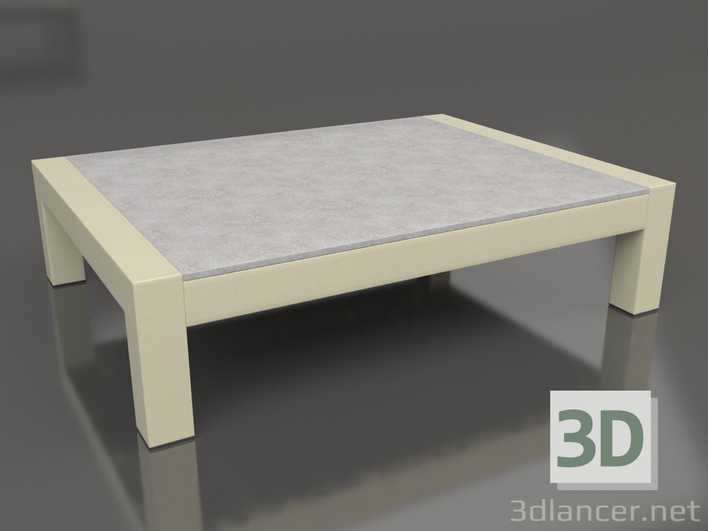 3d модель Кофейный стол (Gold, DEKTON Kreta) – превью