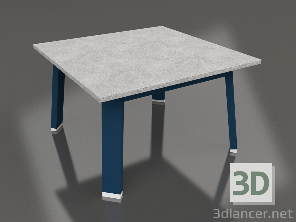 3d model Mesa auxiliar cuadrada (Gris azul, DEKTON) - vista previa