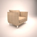 Silla para sala de estar 3D modelo Compro - render