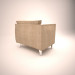 Silla para sala de estar 3D modelo Compro - render