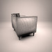 Silla para sala de estar 3D modelo Compro - render