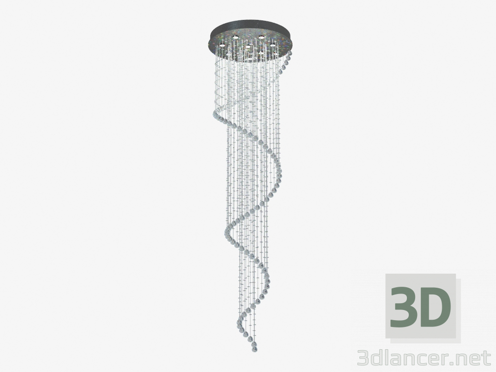 Modelo 3d Lustre de cristal - preview